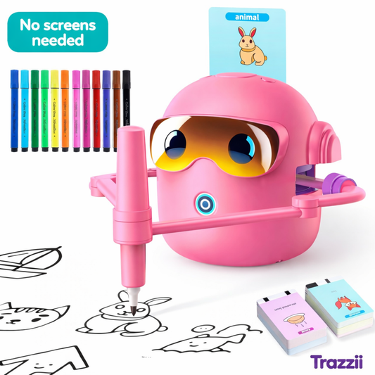 Trazzii – The Robot for Kids That Draws with +50 Magic Cards